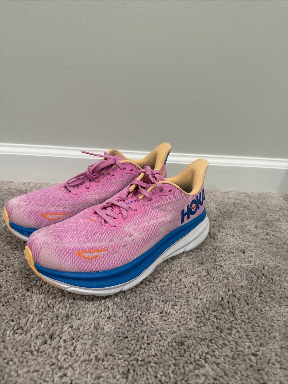 HOKA Women's Pink Cushion Running Shoes